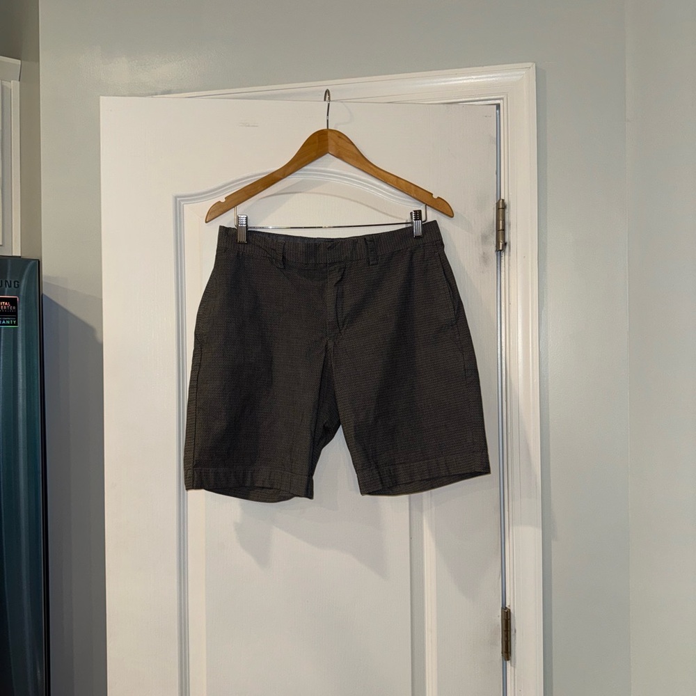 Banana Republic Black Flat Front Shorts